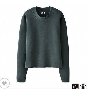 Uniqlo U Dark Green Mock Neck Sweater
